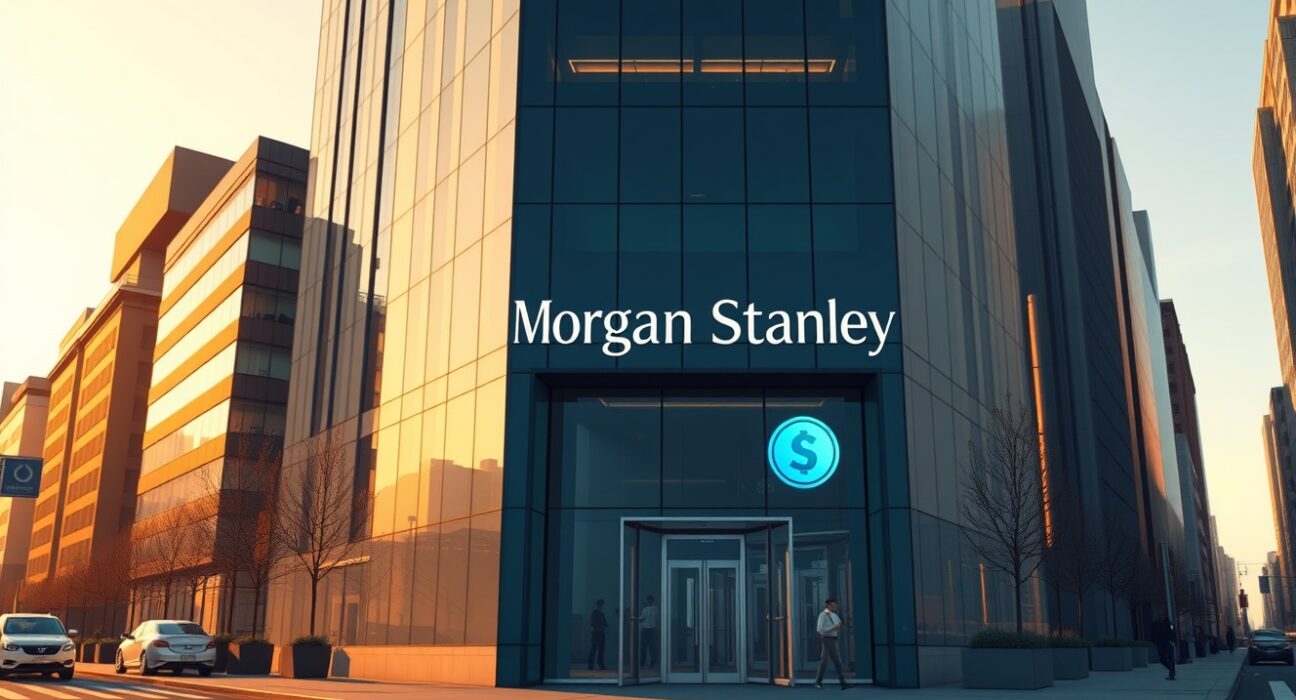 Morgan Stanley stablecoin reserve product for institutional issuers under GENIUS framework