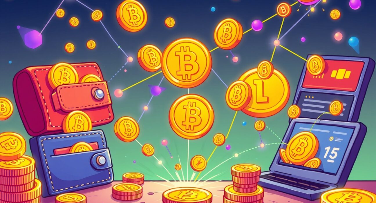 Strategic movement of MOVE tokens between blockchain wallets and cryptocurrency exchange