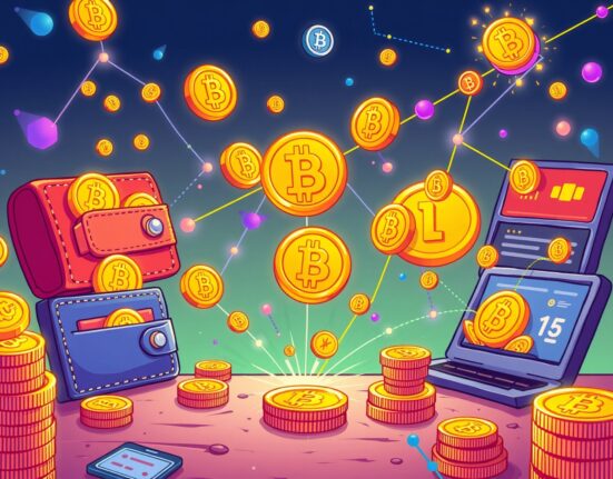 Strategic movement of MOVE tokens between blockchain wallets and cryptocurrency exchange