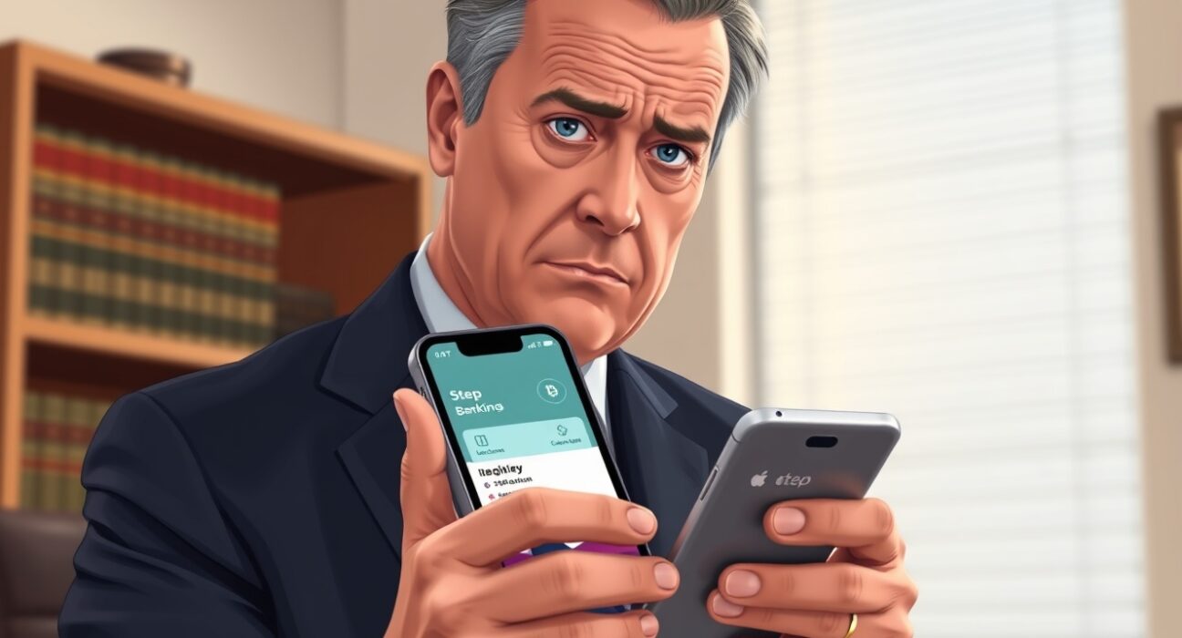 Congressman Warren Davidson reviewing MrBeast's Step banking app with cryptocurrency features for teenagers