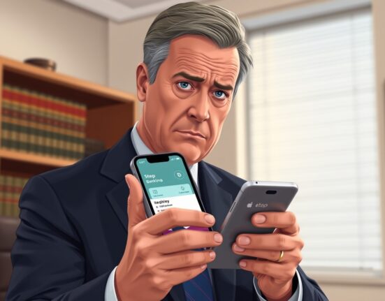 Congressman Warren Davidson reviewing MrBeast's Step banking app with cryptocurrency features for teenagers