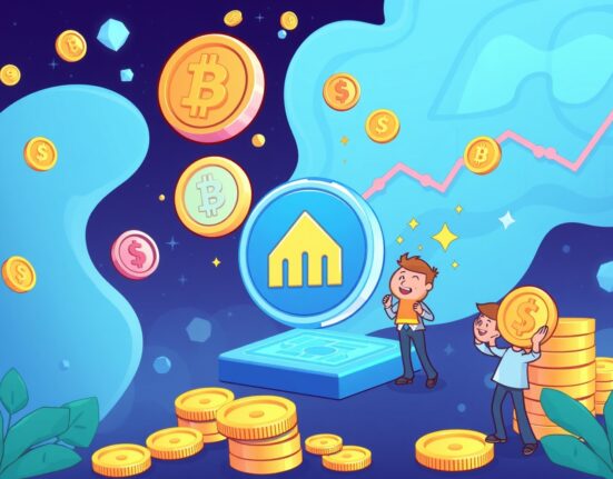 Cartoon illustration of MSX incentive programs rewarding traders with points and credits for digital asset activity.