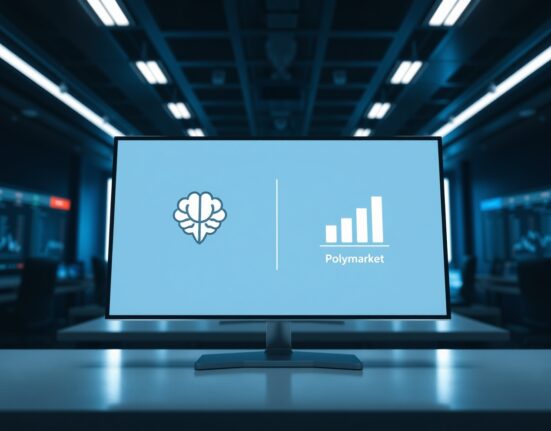 Digital interface showing Anthropic and Polymarket icons on MSX platform for pre-IPO subscriptions
