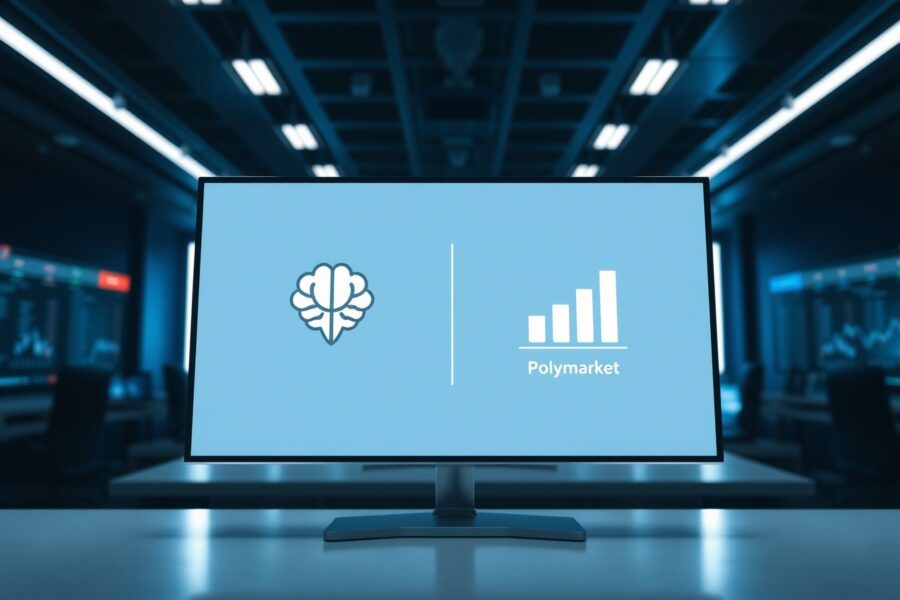 Digital interface showing Anthropic and Polymarket icons on MSX platform for pre-IPO subscriptions