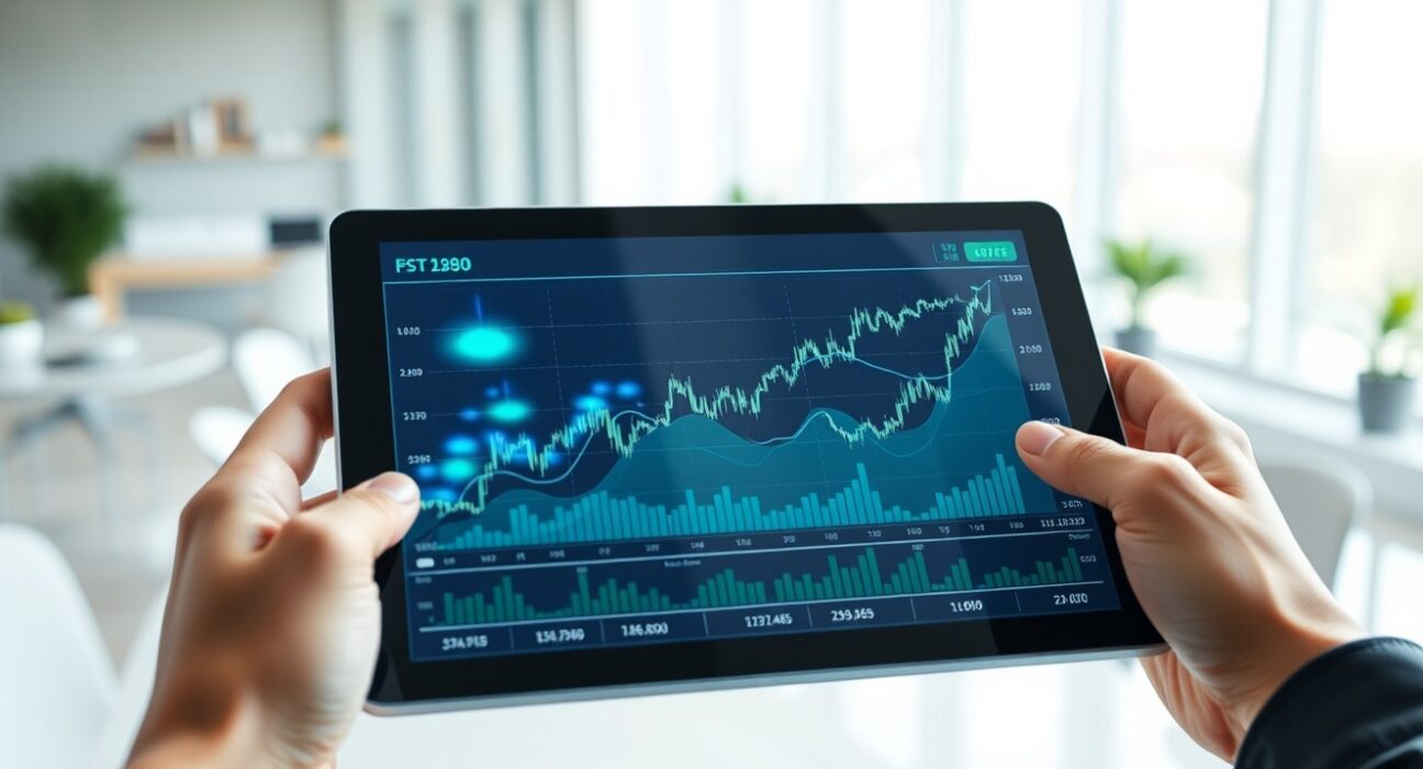 Digital interface showing MSX platform's financial growth and trading data for real-world asset tokenization.
