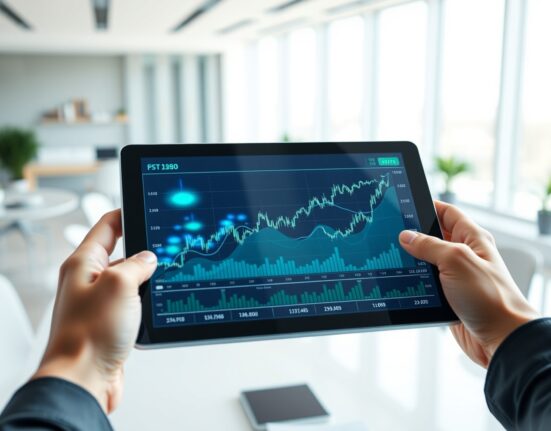 Digital interface showing MSX platform's financial growth and trading data for real-world asset tokenization.