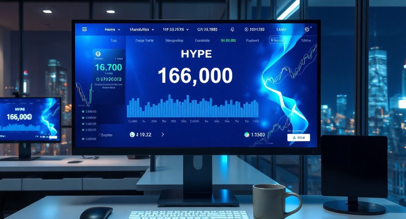 On-chain transaction screen showing 167,000 HYPE tokens transferred to Galaxy Digital OTC desk.