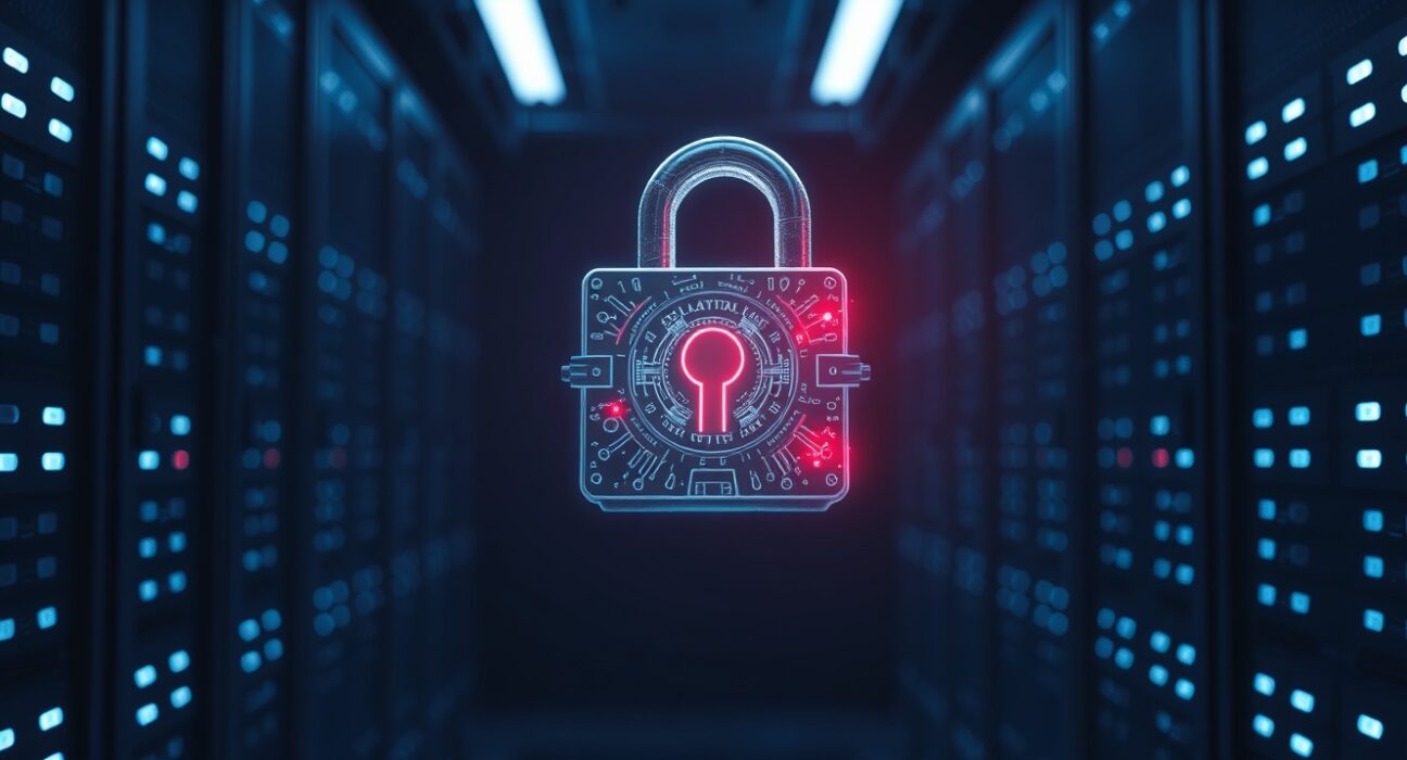 Mythos AI vulnerability detection threatening DeFi security with digital lock mechanism