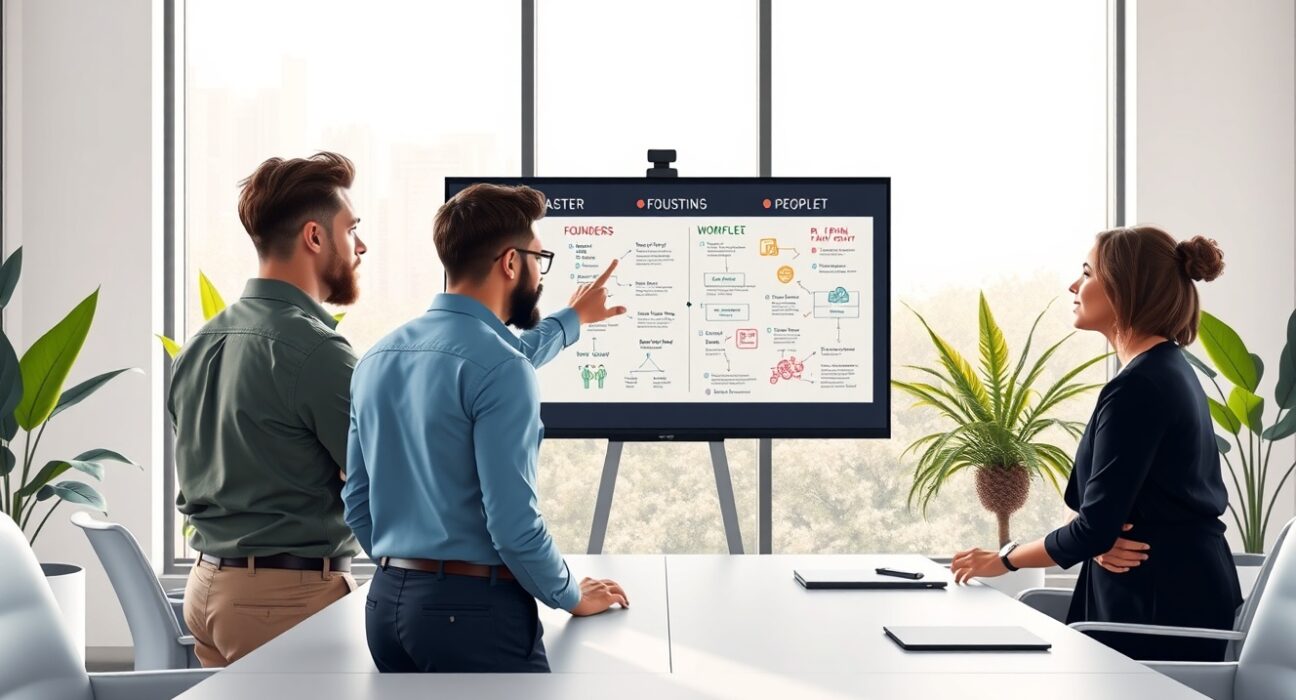 Narada AI founders conducting customer development calls to build enterprise AI solution