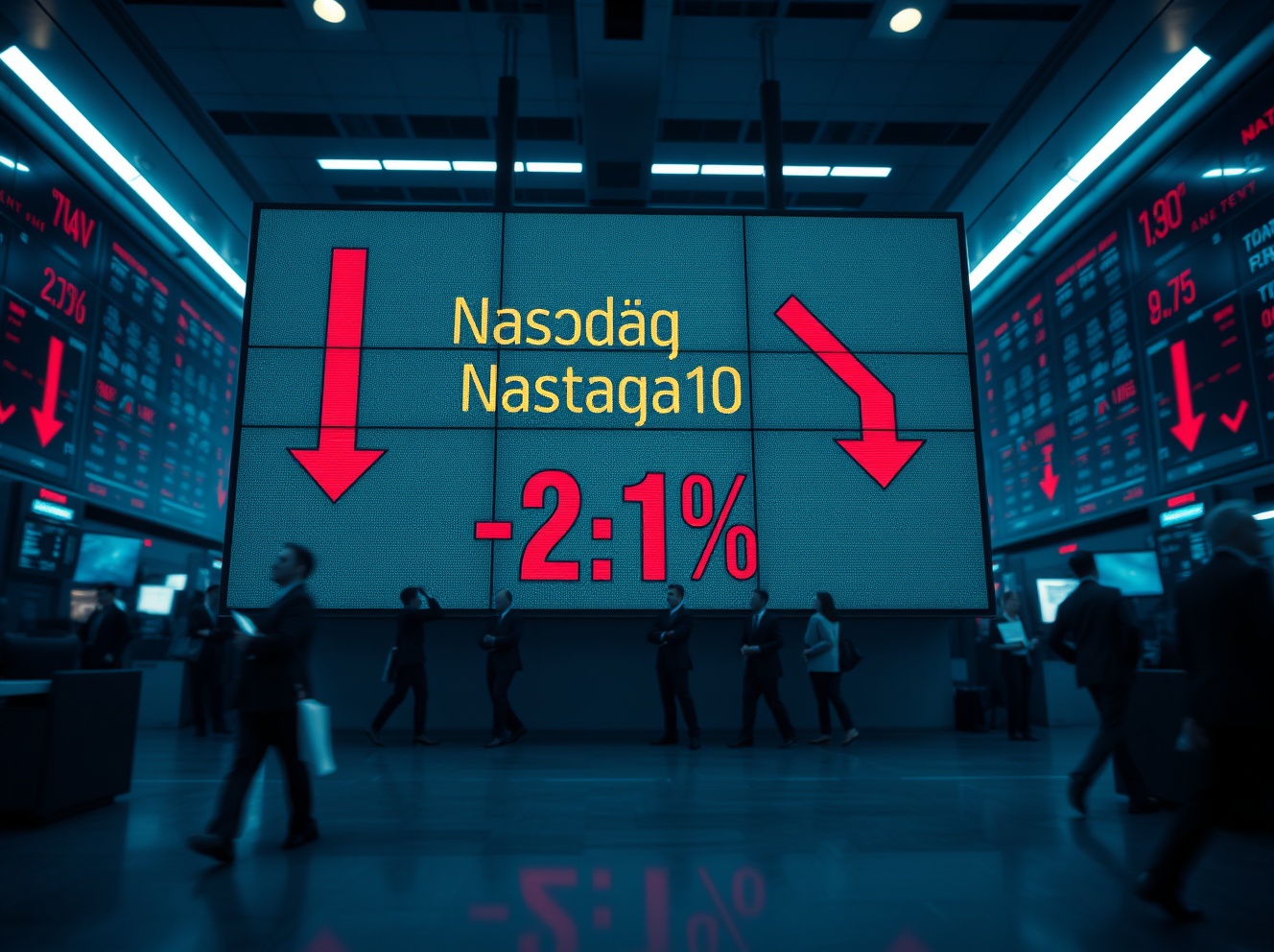 Nasdaq 100 Falls 2.1%, Extending Tech Sector Sell-Off