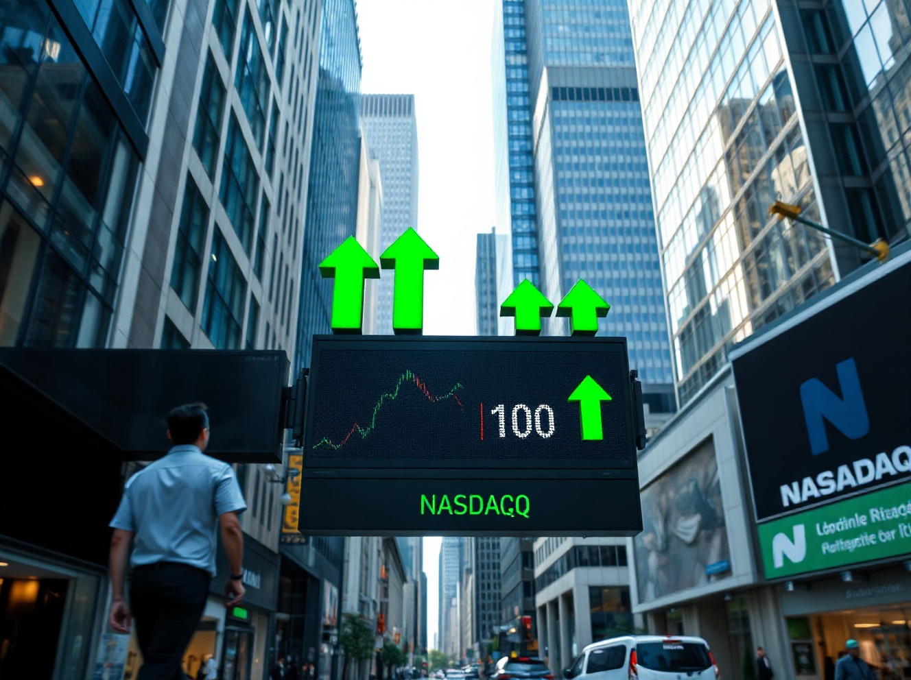 NASDAQ 100 Futures Climb as In-Line CPI Eases Inflation Jitters