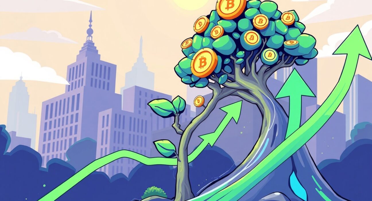 Growing Bitcoin ETF options trading with institutional demand and market liquidity