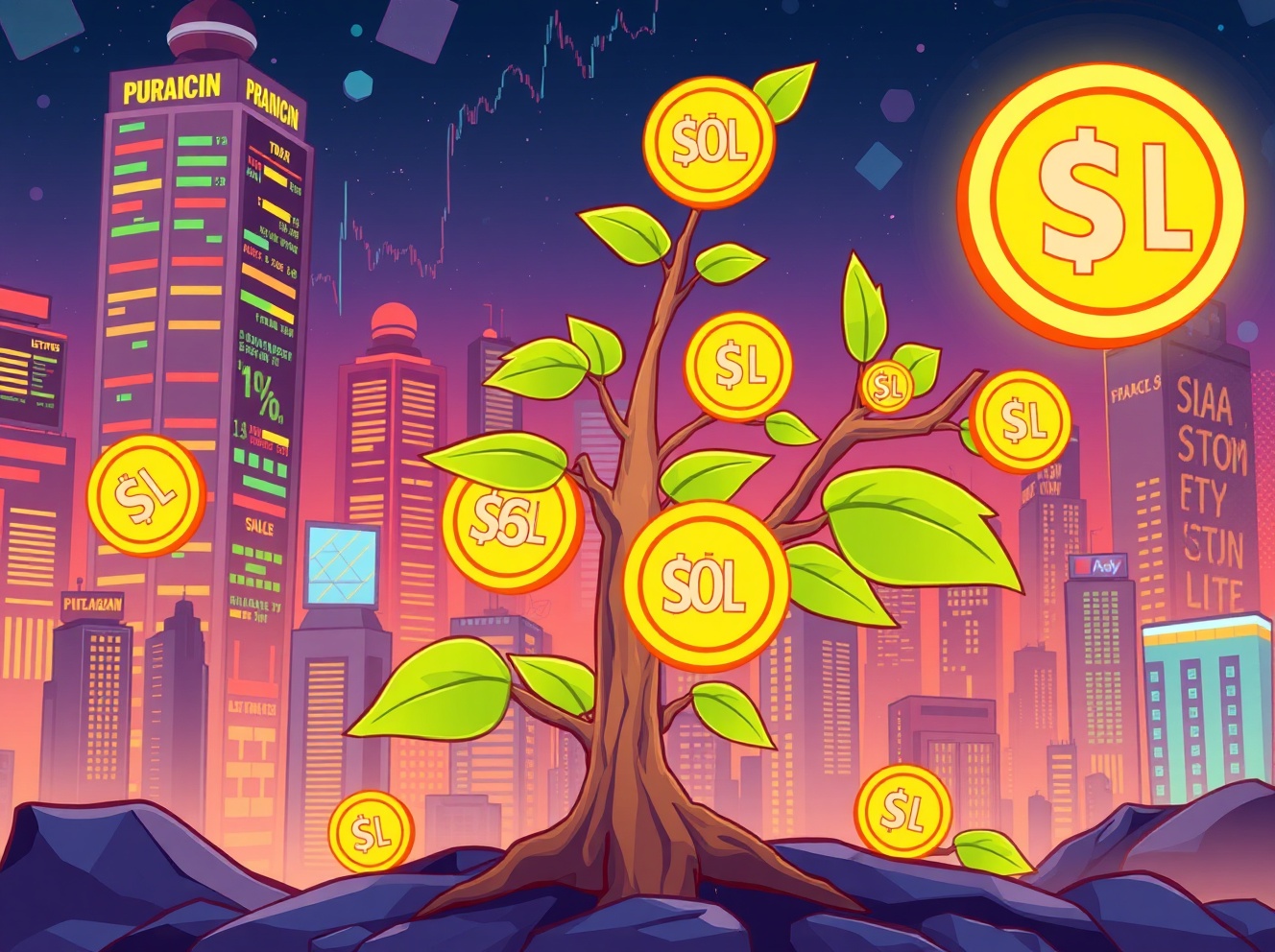 Revolutionary Solana Investment: Nasdaq Giant Holds 6.91 Million SOL Tokens