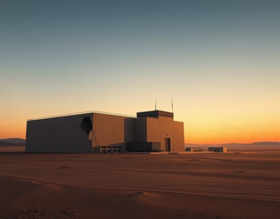 Netanyahu Iran war update showing symbolic damage to a nuclear facility, representing the reported strikes on Iran's nuclear program.