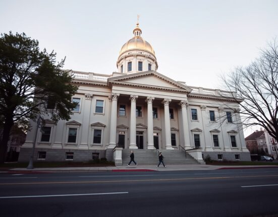 New Hampshire State House in Concord, site of the Bitcoin bond vote.