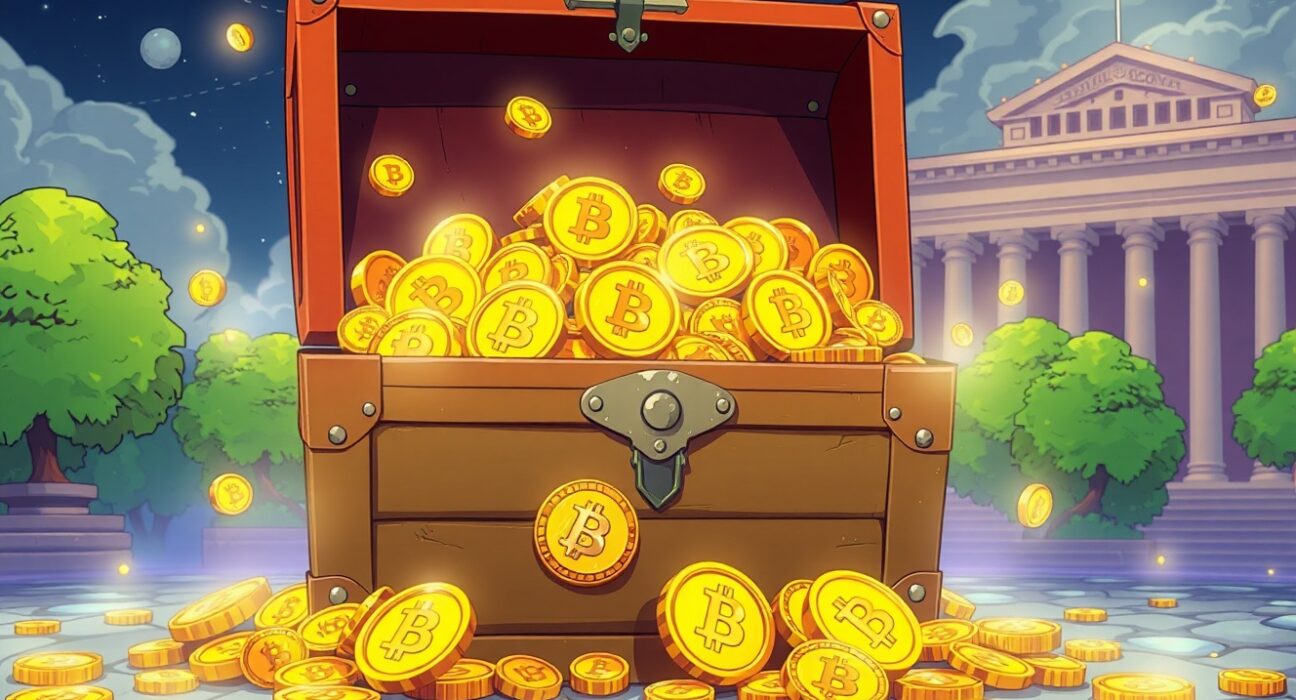 Revolutionary Bitcoin investment strategy showing institutional adoption through treasure and digital assets