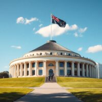 New Zealand Parliament building in Wellington on a sunny day, representing the 2026 budget release.