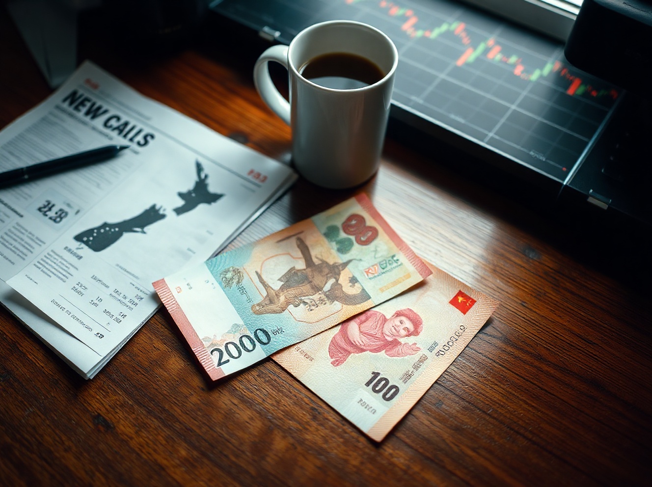 New Zealand Dollar Slips as Markets Eye China Trade Data Release