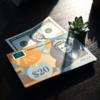 New Zealand Dollar banknote on a desk with a US Dollar note blurred in the background, representing NZD/USD forex movement.