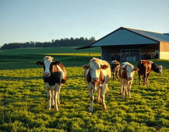 Dairy cows grazing on a New Zealand farm, representing the dairy sector behind the GDT price index.