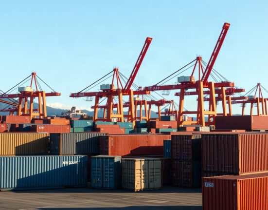 New Zealand port and industrial area representing producer price movements