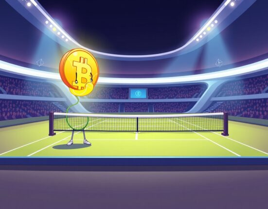 Nexo crypto partner serves innovation at the Australian Open tennis tournament.