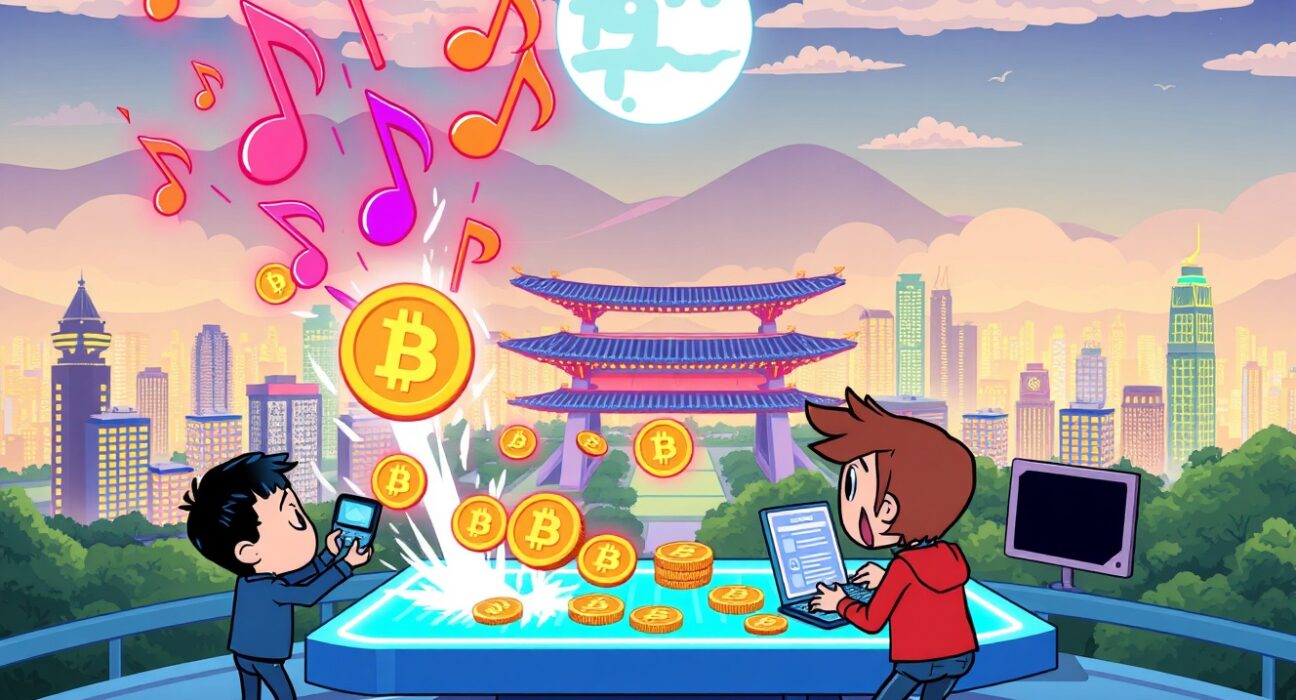 Security token trading platform transforming K-pop music into digital investment assets