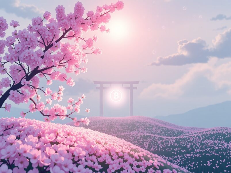 Nifty Gateway NFT platform closure visualized as a dissolving digital gateway in blockchain art style