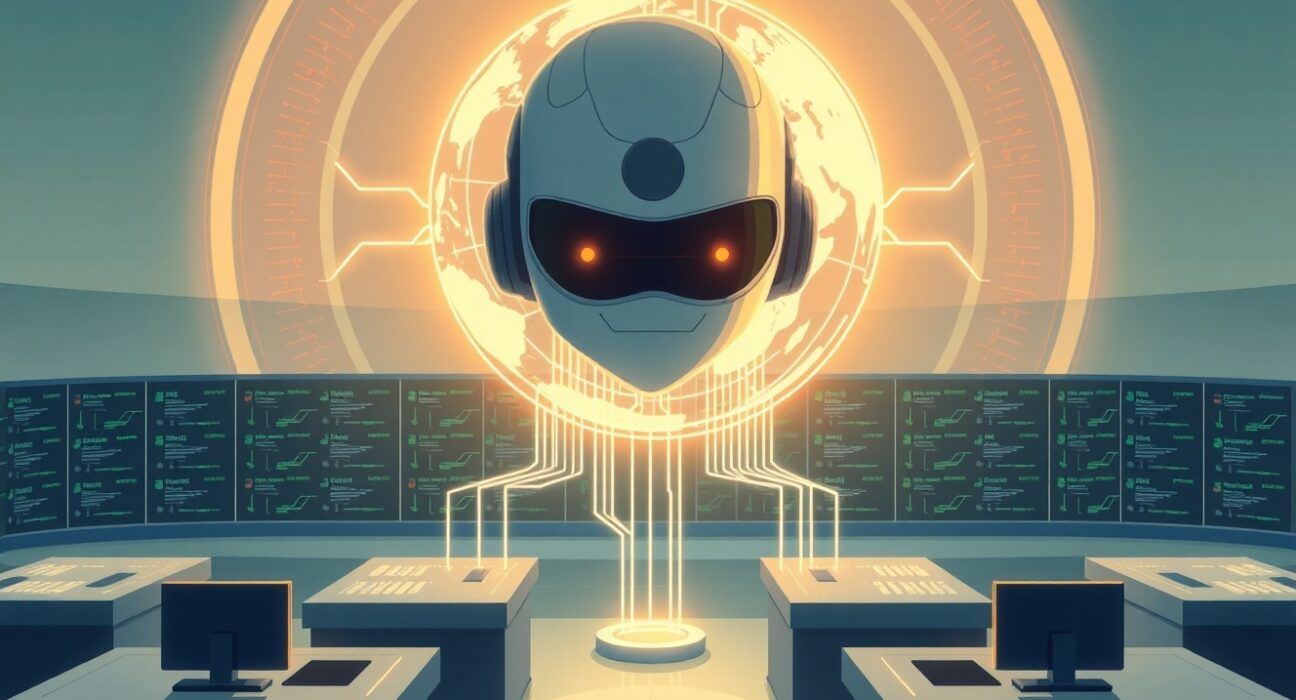 AI agent transforming real-time web data into structured tables for enterprise analysis.