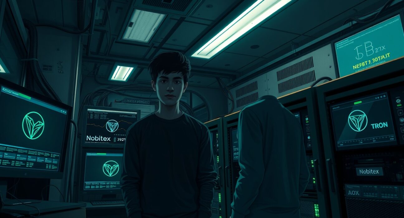 Nobitex cryptocurrency exchange server room in Iran used for sanctions evasion and money laundering