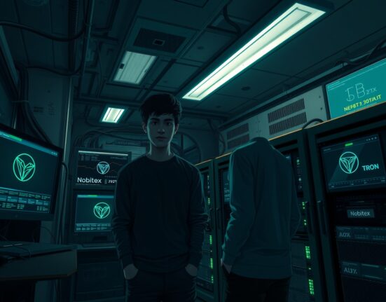 Nobitex cryptocurrency exchange server room in Iran used for sanctions evasion and money laundering