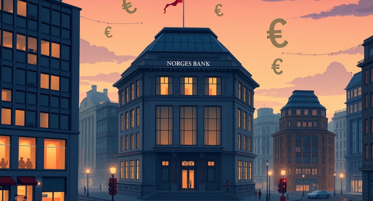 Nordea analysis shows Norwegian krone monetary policy delayed by persistent inflation pressures