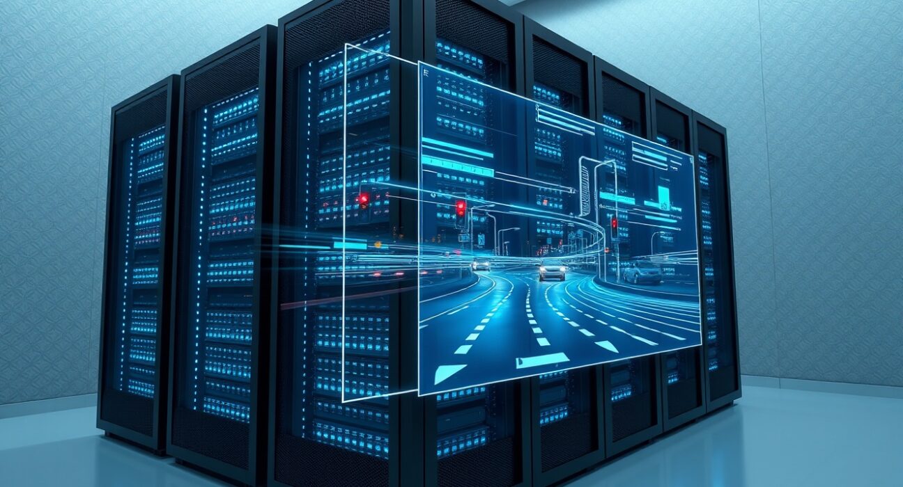 Nomadic AI's platform managing autonomous vehicle data streams for AI training and analysis.