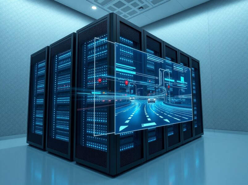 Nomadic AI's platform managing autonomous vehicle data streams for AI training and analysis.