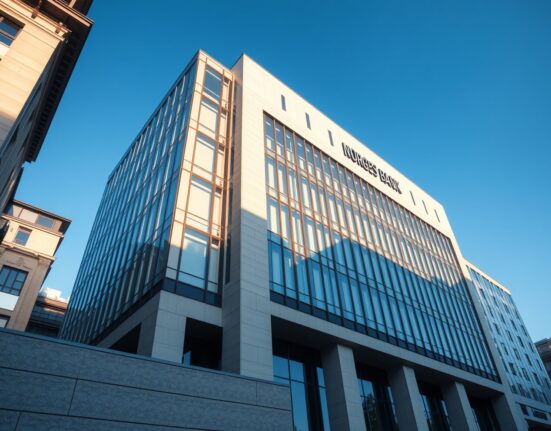 Norges Bank headquarters building representing Norway's central bank monetary policy decision