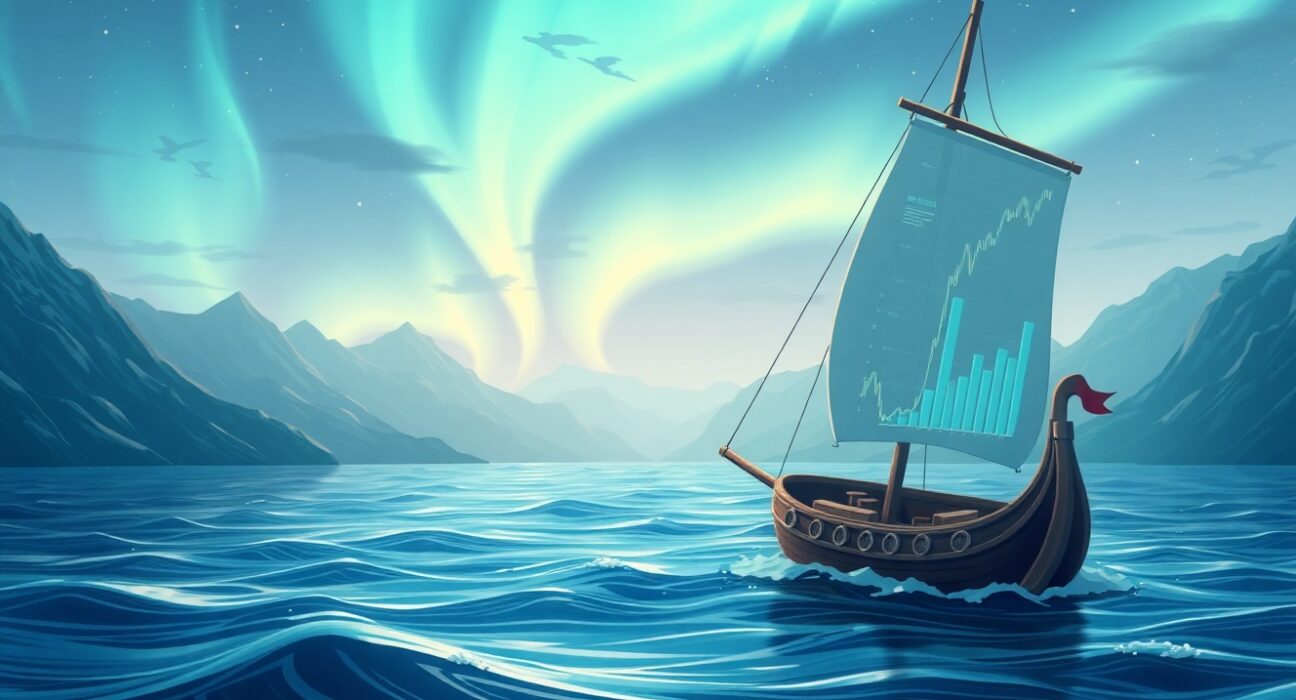 Norwegian krone currency analysis showing strength against inflation vulnerability in 2025 markets