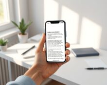 Noscroll AI bot smartphone interface showing curated news digest