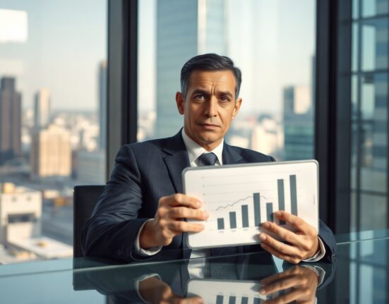 Nate Geraci, CEO of Novadius Wealth Management, in a professional office setting, discussing crypto education.
