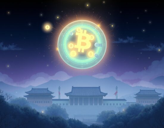 Illustration of the NTS crypto leak security breach showing digital vulnerability in government systems.