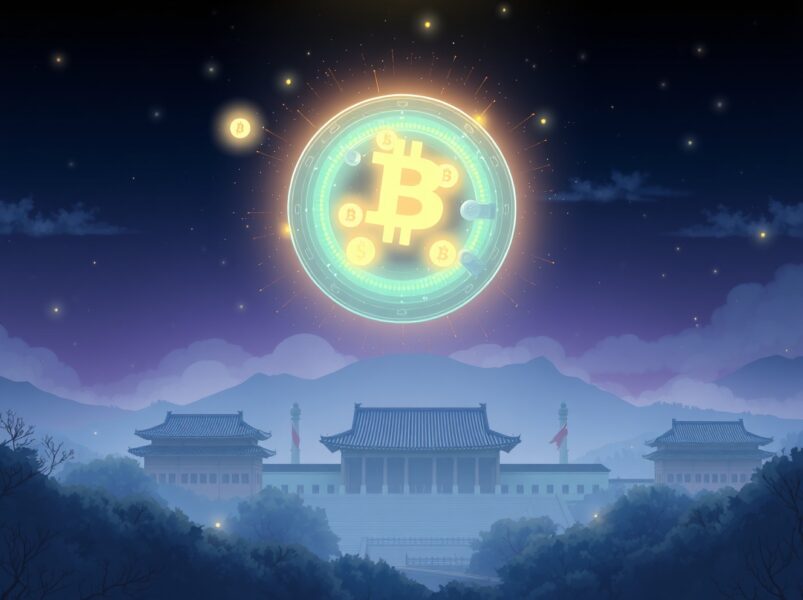 Illustration of the NTS crypto leak security breach showing digital vulnerability in government systems.