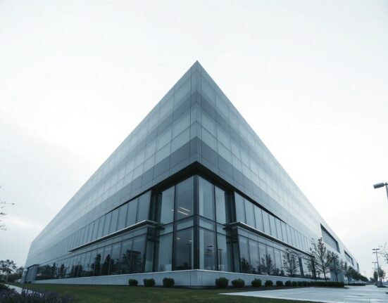 Exterior view of a modern biotechnology research building, representing Nurix Therapeutics' corporate headquarters.