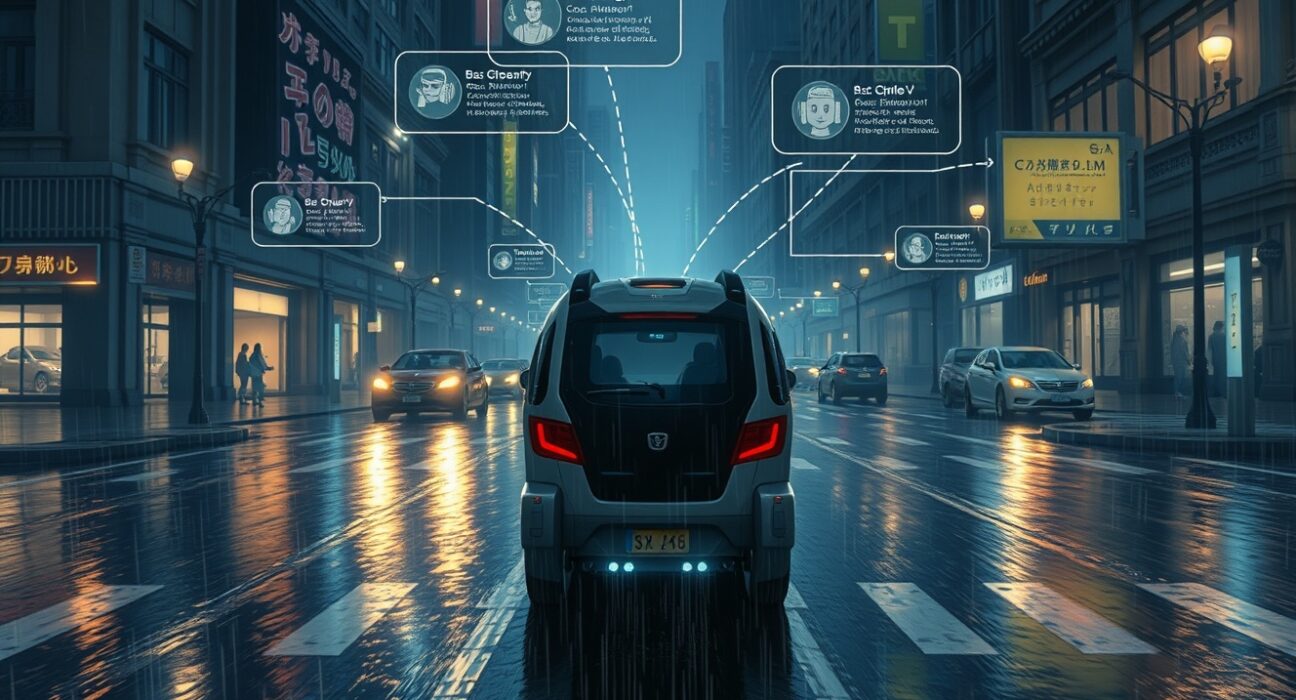 Nvidia Alpamayo AI enables autonomous vehicles to reason through complex driving scenarios with human-like decision making.