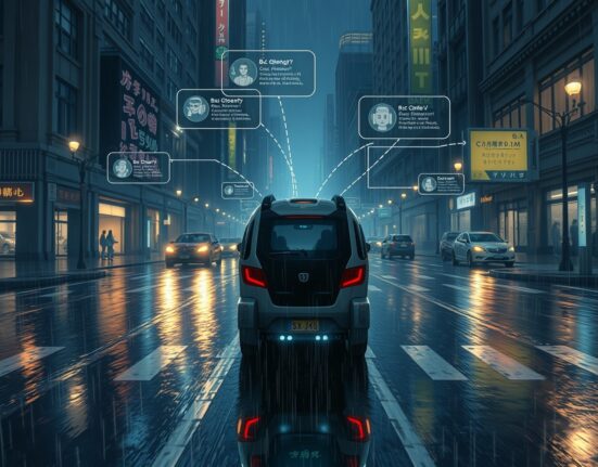 Nvidia Alpamayo AI enabling autonomous vehicle human-like reasoning in complex traffic scenarios