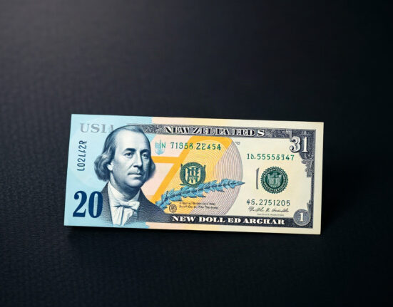 New Zealand Dollar and US Dollar banknotes on a desk, representing currency market analysis.