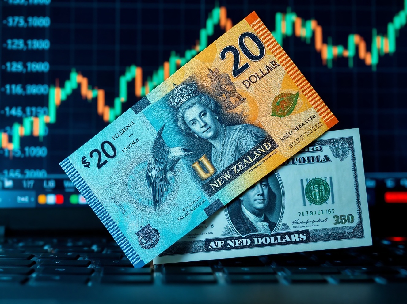 New Zealand Dollar Slides as Risk Aversion Fuels US Dollar Demand