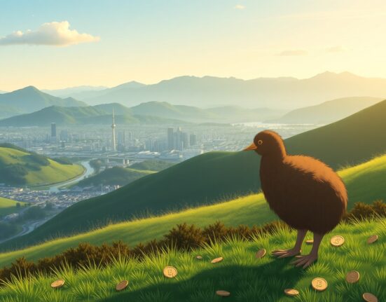 NZD/USD forex pair analysis showing decline despite positive economic data from New Zealand