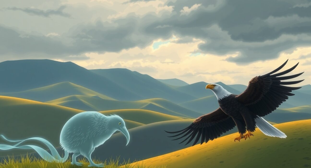 NZD/USD currency pair analysis showing impact of RBNZ policy and trade tariffs on exchange rate.