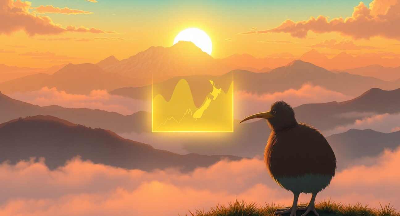 NZD/USD forecast analysis chart showing the path toward 0.6100 ahead of the RBNZ policy decision.