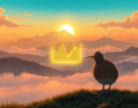 NZD/USD forecast analysis chart showing the path toward 0.6100 ahead of the RBNZ policy decision.