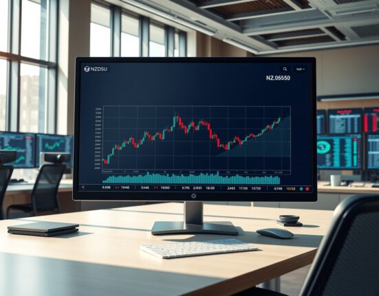 NZD/USD forex trading chart analysis showing price action around 0.5850 level after China trade data